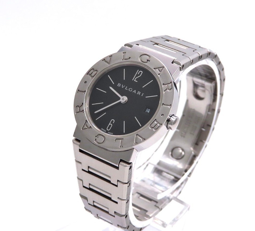 BVLGARI】ブルガリ 時計 'BB26SS' ロゴ有り後期モデル 極美品(¥72,000