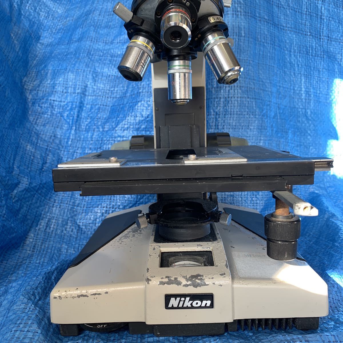 サイズ140で発送】Nikon OPTIPHOT ニコン AFX-IIA 顕微鏡 対物 サイズ140で発送】Nikon OPTIPHOT ニコン AFX-IIA 顕微鏡 対物