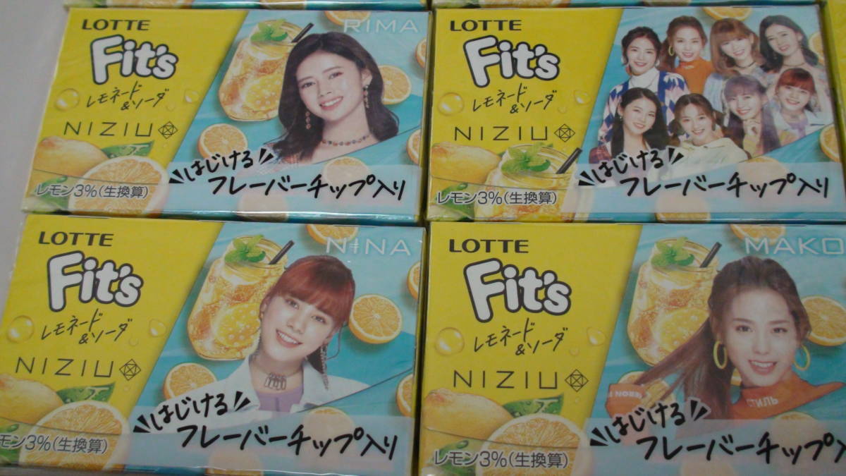 [NIZIU]×[LOTTE] Lotte fitsuFit\'sremone-do& soda chewing gum all 9 kind set NiziUniju-Niziu