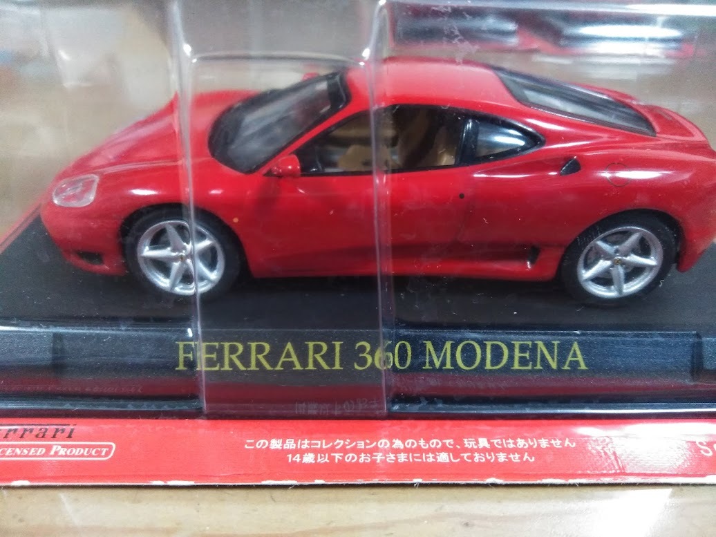  Ferrari  ３６０ ... 1/43 ...  новый товар   нераспечатанный FERRARI MODENA Hachette