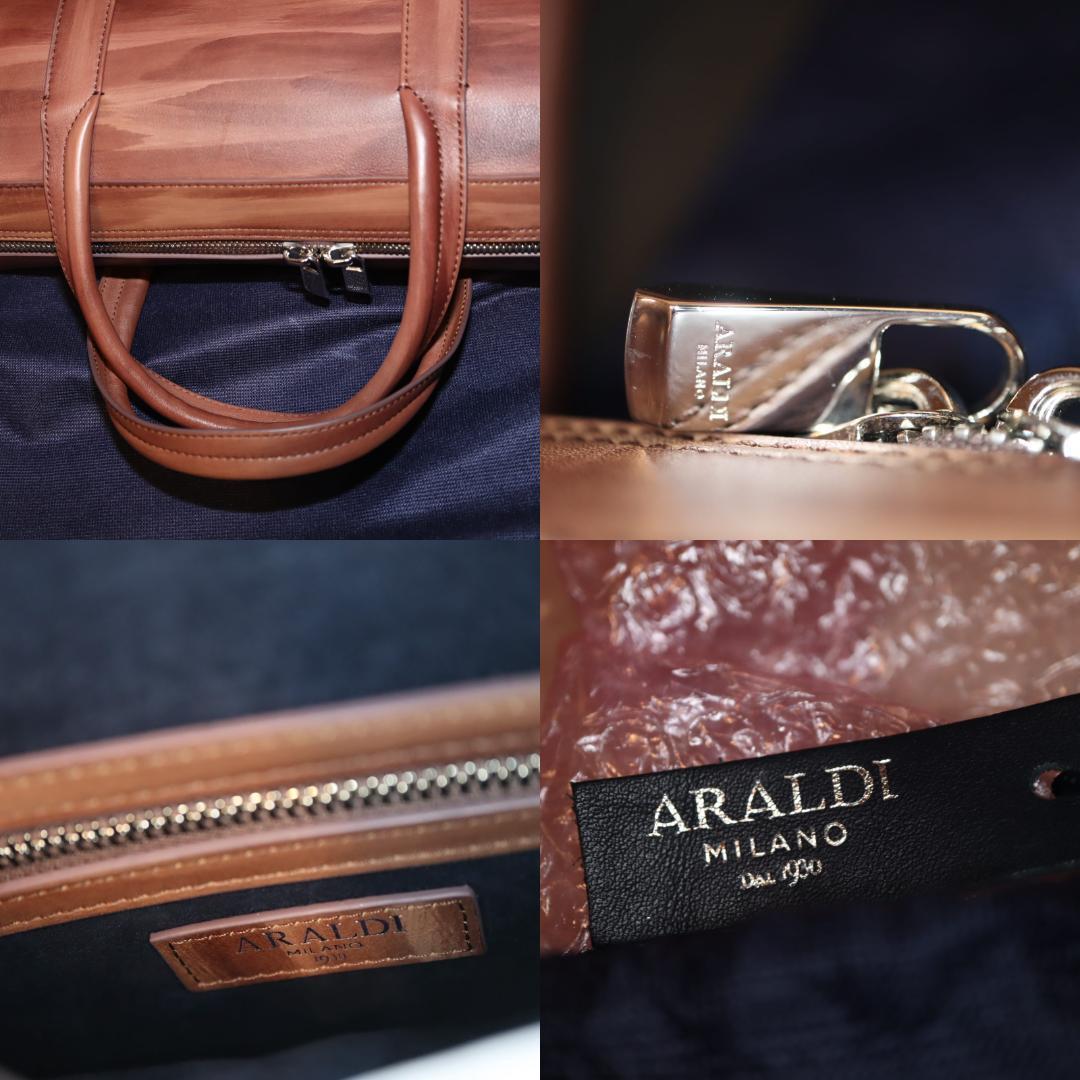 ARALDI 1930アラルディブリーフケースバッグ阪急別注イタリア製