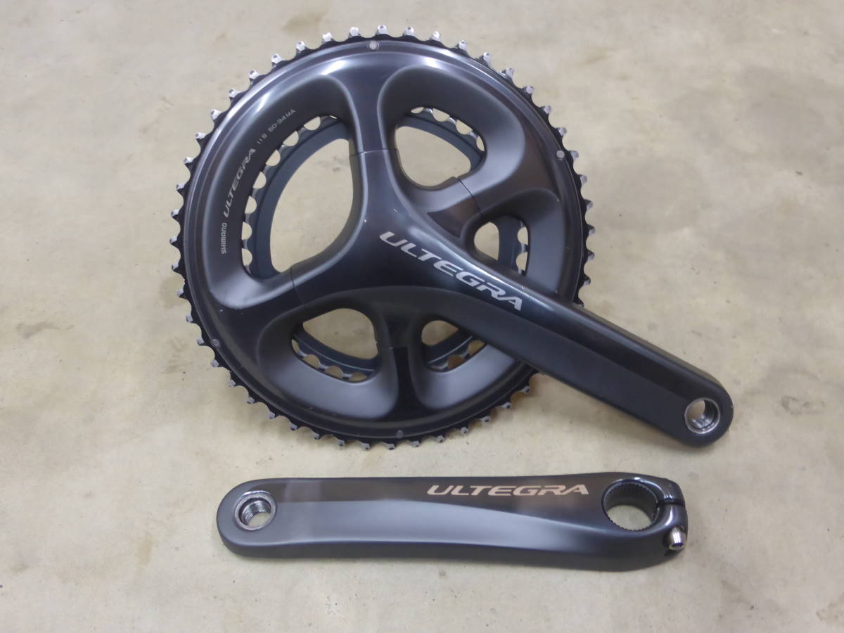 54%割引FC 6800 172.5㎜ チェーンリングなし Shimano Ultegra シマノ 素晴らしい シマノ6800アルテグラチェーンリングクランク172.5ミリ パーツ