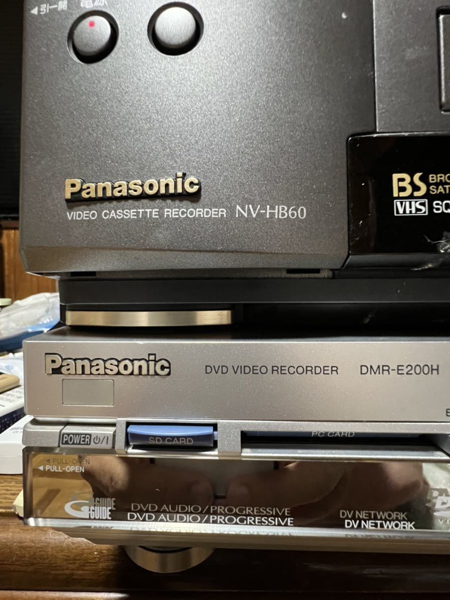 Panasonic DVDレコーダー VHSビデオデッキ ビデオテープ→DVDへ Panasonic DVDレコーダー VHSビデオデッキ ビデオテープ→DVDへ