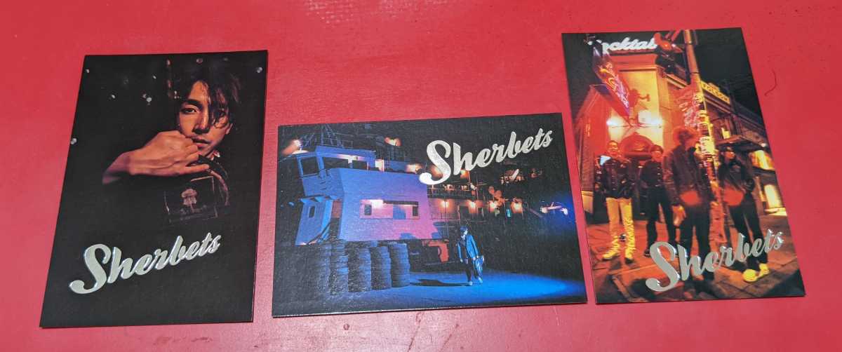 ★Sherbets シャーベッツ★SIBERIA特典 カード3枚セット★浅井健一★_画像1