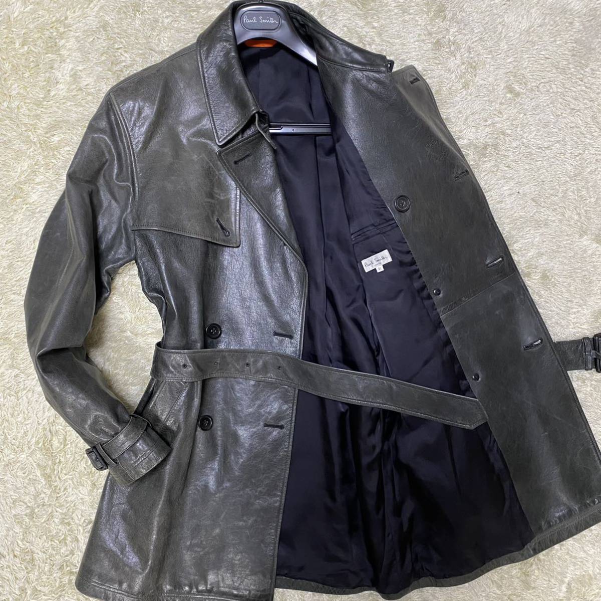 極稀少XLサイズ!! ポールスミス 『最高級の逸品』 Paul Smith ベルト