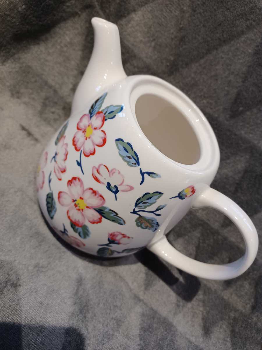 не использовался *[cath kidston Cath Kidston ] teapot * чайная посуда / цветочный принт / без коробки ./ посуда / симпатичный *