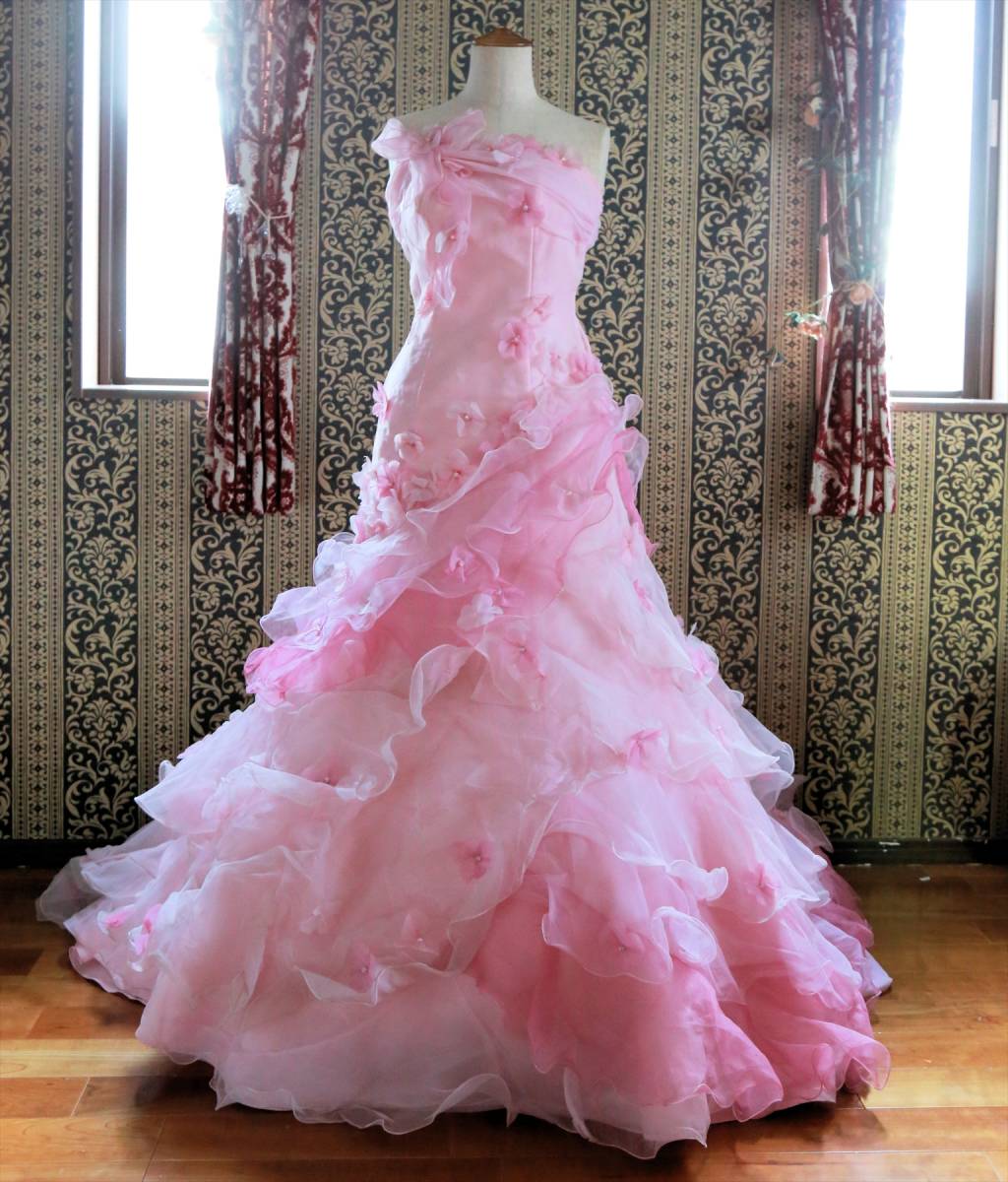 スーツ/フォーマル/ドレス超美品 アヤナチュール ピンク お姫様ドレス