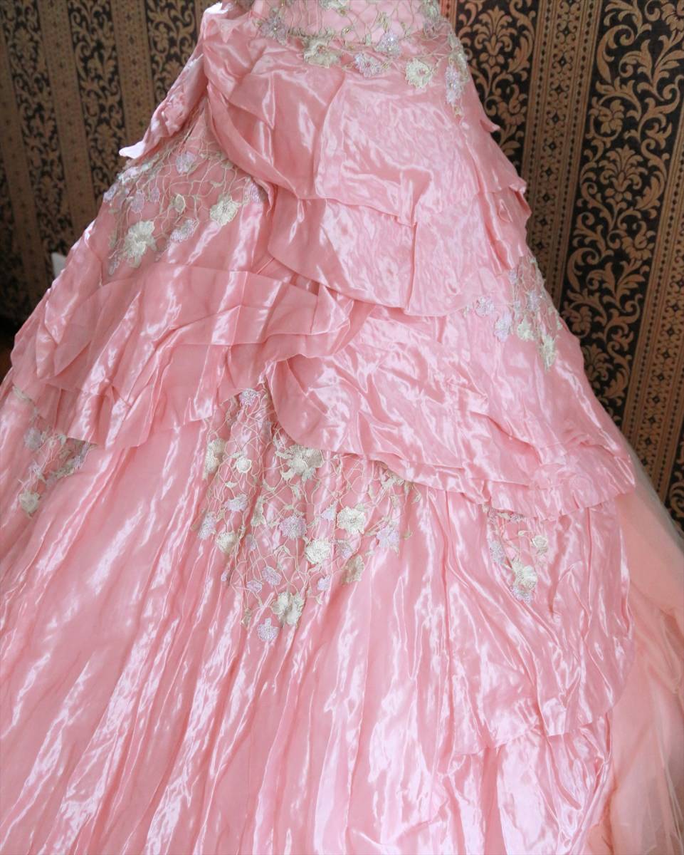 ayanachu-ruAya na ture wedding dress pink color dress free shipping 7 number 9 number S~M size degree 