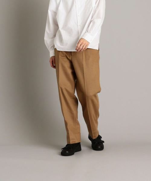 Steven Alan BVR MELTON SUPER BAGGY TAPERED PANTS スティーブンアラン メルトン パンツ テーパードパンツ_画像1