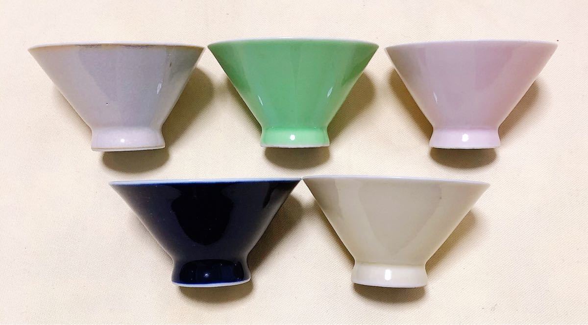 新品　平安春峰作　煎茶器　急須＆色替湯呑＆湯冷まし　茶器セット