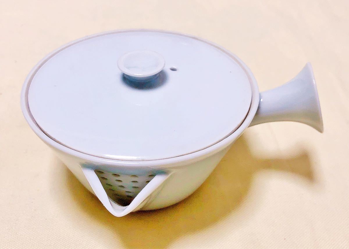 新品　平安春峰作　煎茶器　急須＆色替湯呑＆湯冷まし　茶器セット