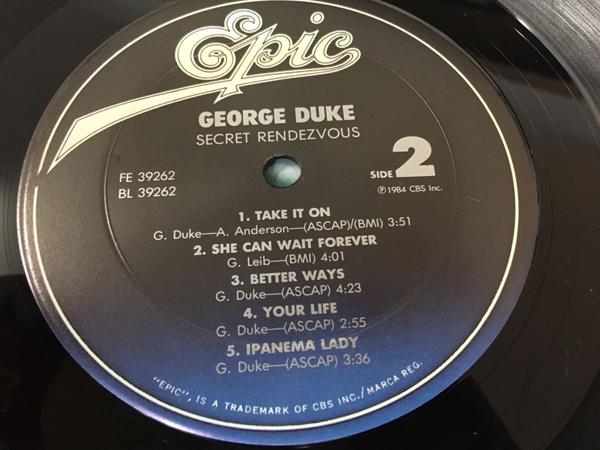 George Duke★中古LP/USオリジナル盤「ジョージ・デューク～Rendezvous」の画像5
