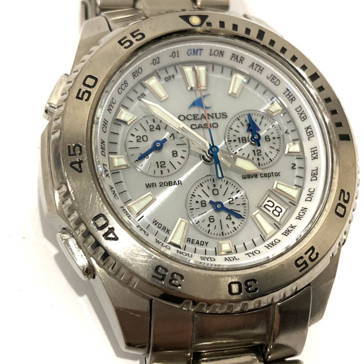CASIO カシオ オシアナス メンズ腕時計 OCW-650T ベルト外れ 現状品
