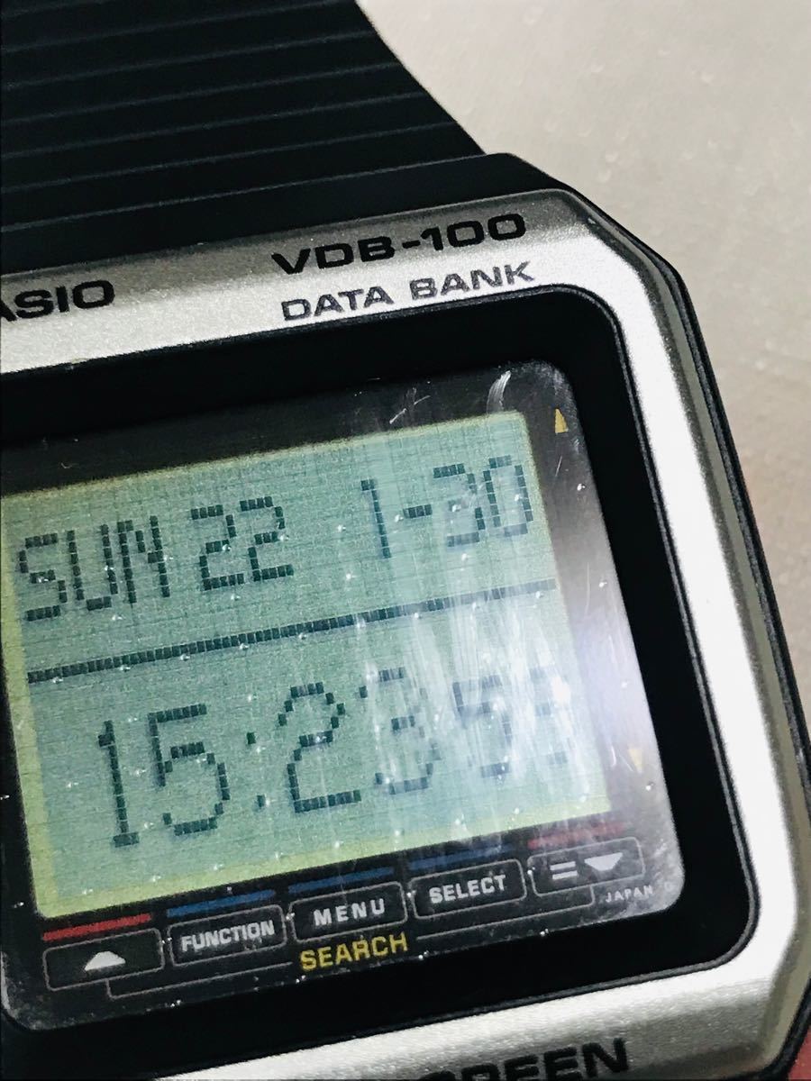 CASIO DATABANK 海外版 初代タッチスクリーン VDB-100 黒 オールドカシオ 90s ビンテージ