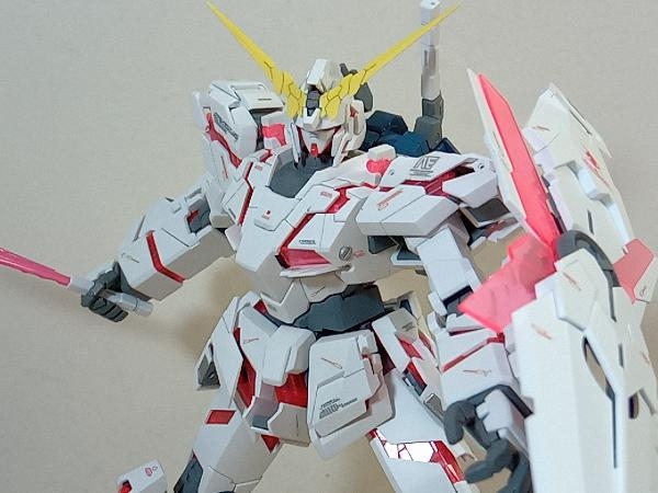 HGUC フルアーマーユニコーンガンダム 完成品 ウェザリング 一部塗装