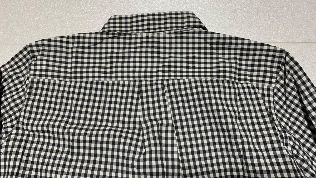  не использовался новый товар North Face * длинный рукав hiten Bally рубашка XL черный серебристый жевательная резинка 