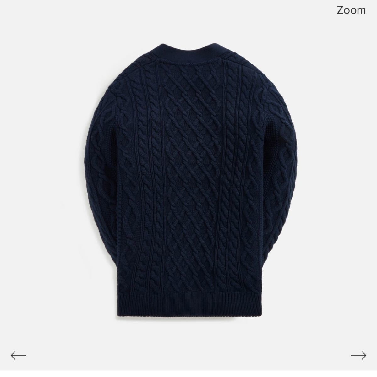 期間限定値下げ kith gramercy ケーブルカーディガン ニット ネイビー