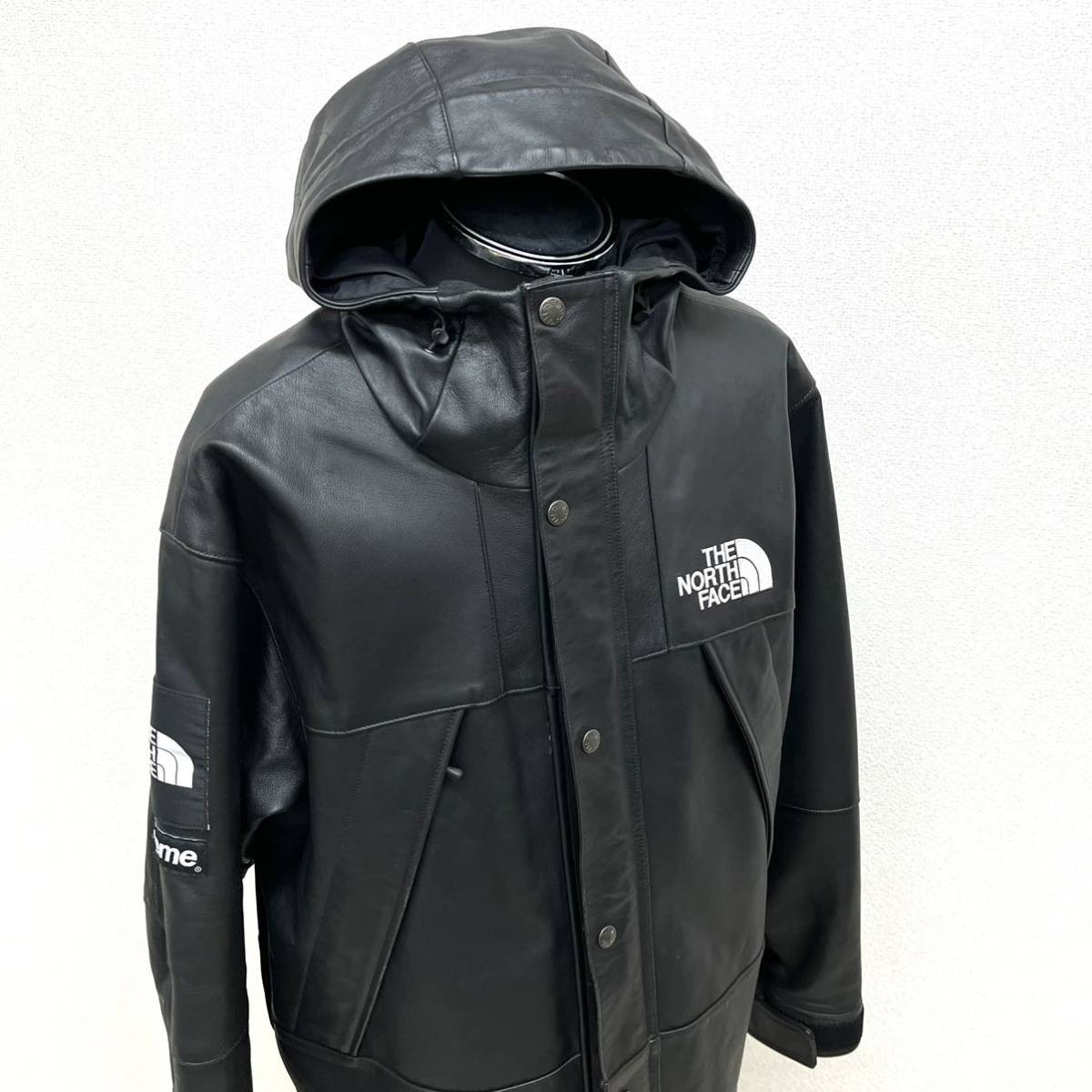Supreme THE NORTH FACE 18AW Leather Mountain Parka Supreme THE NORTH FACE 18AW Leather Mountain Parka