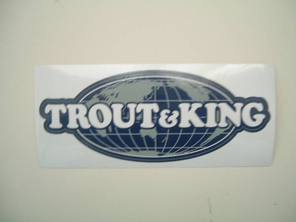 激安!!★TROUT&KING★トラウトアンドキング★ステッカーの画像1