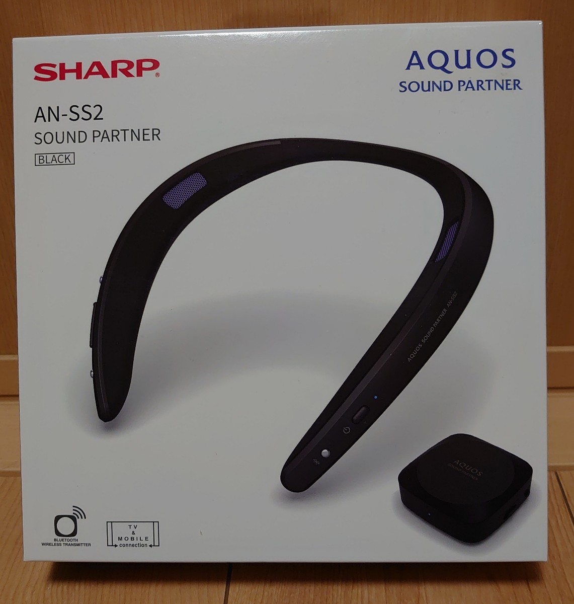 SHARP AN-SS2 AQUOS SOUND PARTNER-ブラック色-未使用未開封品