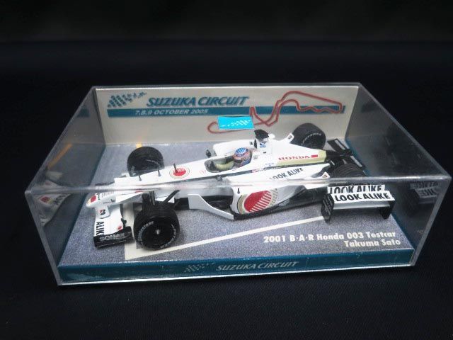 非売品! BAR HONDA 003 Testcar 佐藤琢磨 1/43 BAR ホンダ 03 テストカー 佐藤琢磨 2001(BAR HONDA 003