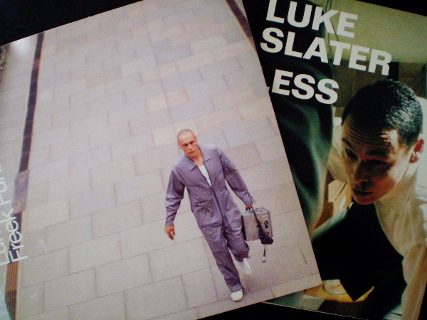 【テクノLP2枚セット】Luke Slater/ルーク・スレーター『Freek Funk』【3枚組限定盤】&『Wireless』(2枚組)/90年代UK Techno名盤_画像1
