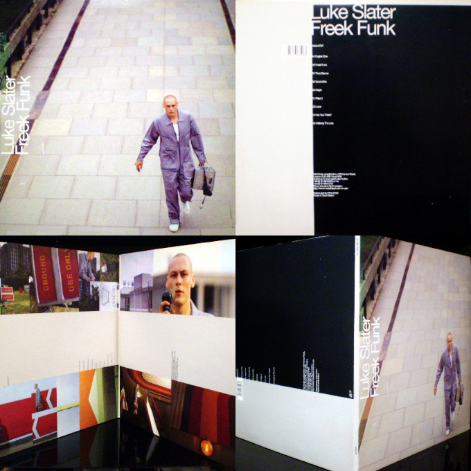 【テクノLP2枚セット】Luke Slater/ルーク・スレーター『Freek Funk』【3枚組限定盤】&『Wireless』(2枚組)/90年代UK Techno名盤_画像2