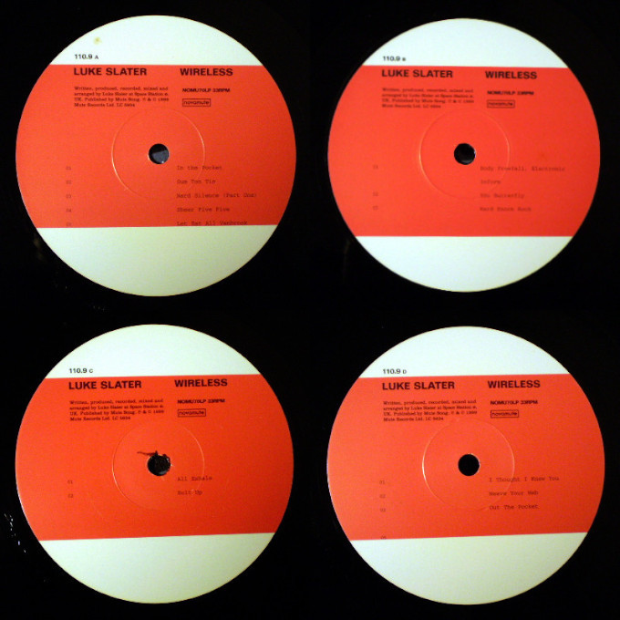 【テクノLP2枚セット】Luke Slater/ルーク・スレーター『Freek Funk』【3枚組限定盤】&『Wireless』(2枚組)/90年代UK Techno名盤_画像5