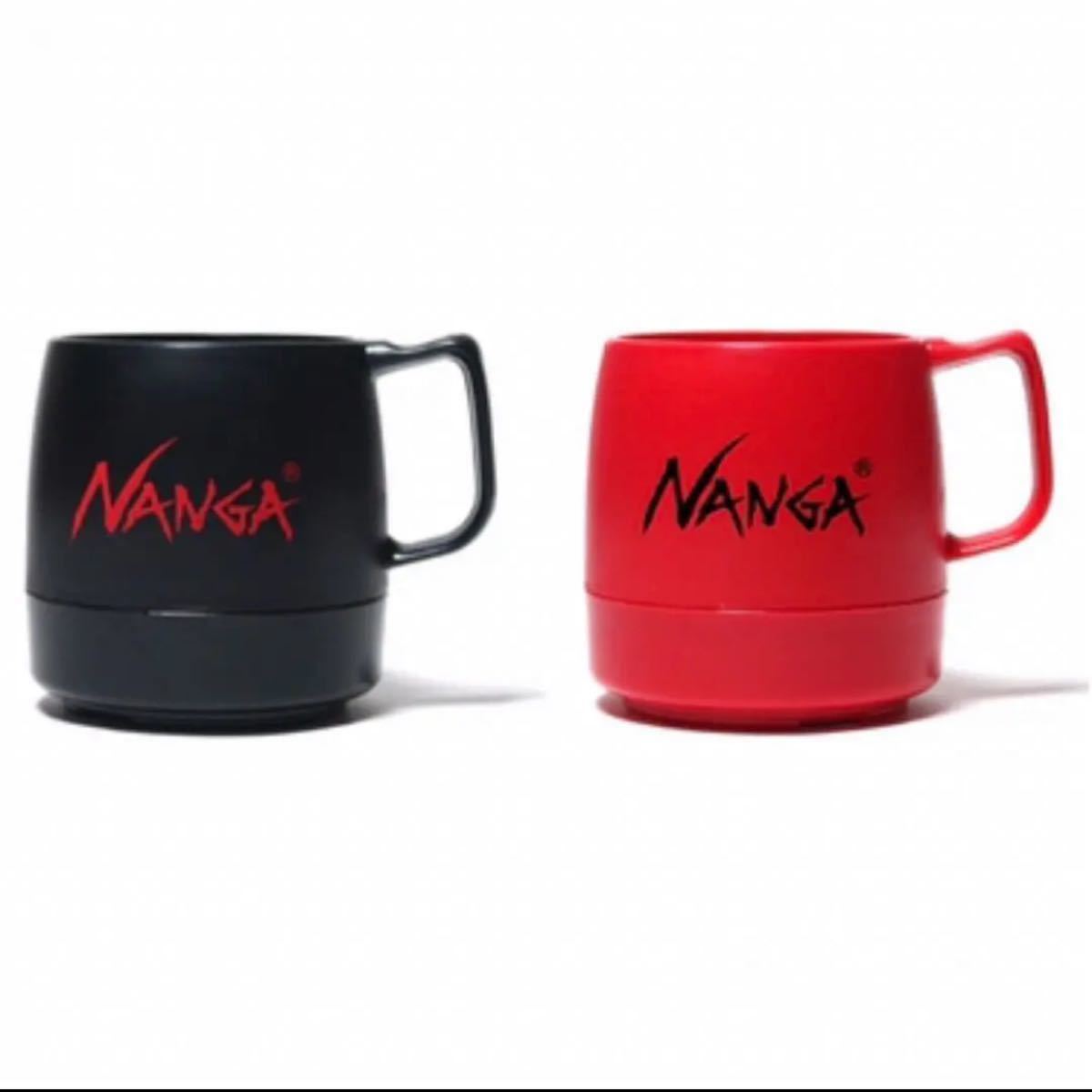 NANGA×DINEX 8oz ナンガ×ダイネックス 8オンス マグカップ 黒赤　ブラック　レッド　コラボ　限定生産　完売品