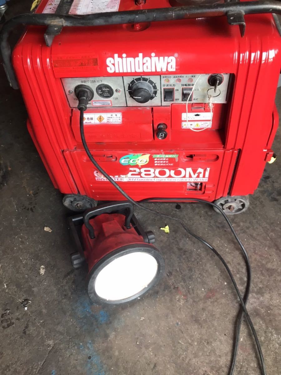 石川】新ダイワ 溶接機 インバーター発電機 EGW2800MI【発電、溶接ok
