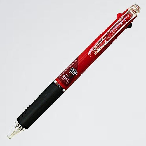 新品 未使用 3色ボ-ルペン 三菱鉛筆 4-I4 赤 パック ジェットストリ-ム 0.5 SXE3400051P15_画像1