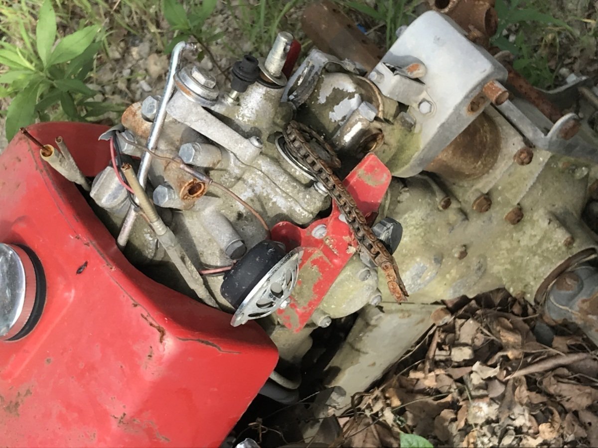 【滋賀発】 耕運機 ホンダ F190 エンジン 部品欠品 動作未確認 ジャンク品 部品取り 基本引き取り 3