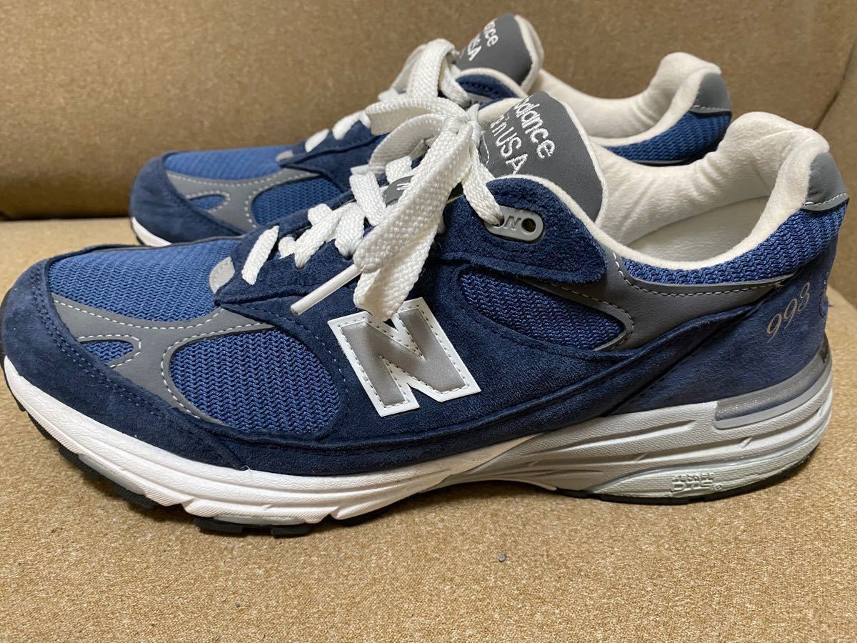 New Balance 27.5cm MR993VI Dワイズ インディゴブルー