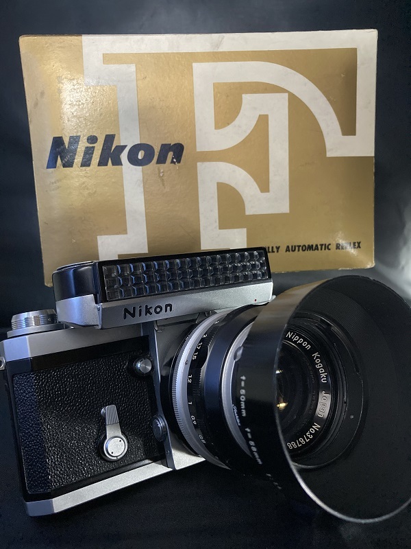 ☆NIKON MODEL F アイレベル NIKKOR-S Auto f1.4 50mm レンズ/ボディ
