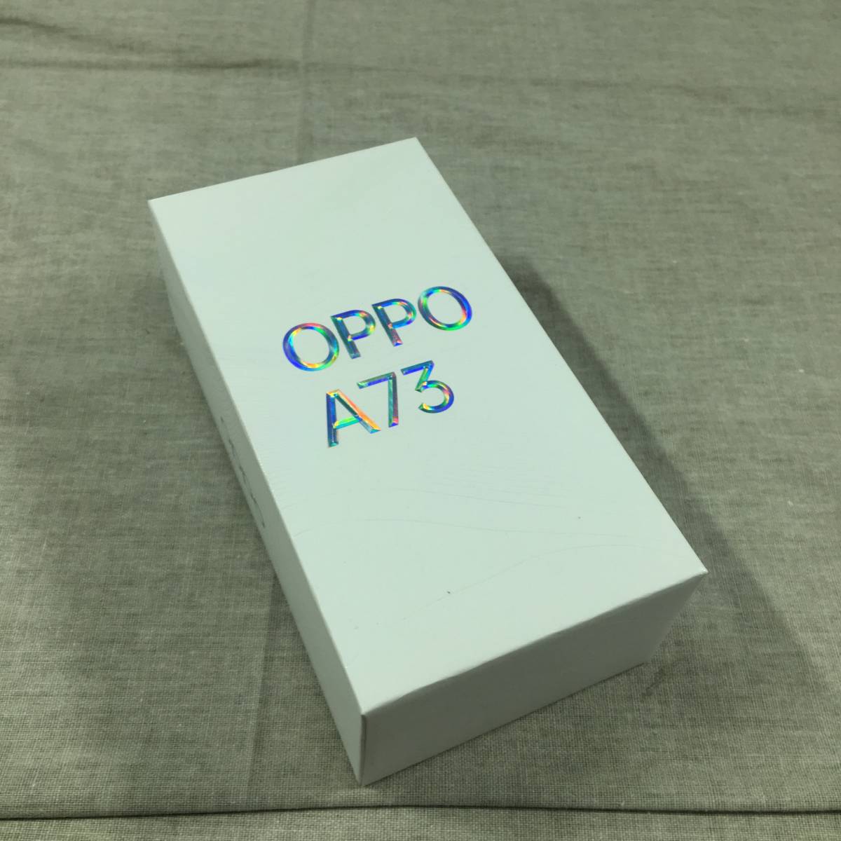 現状品　OPPO A73 SIMフリー シムフリー CPH2099 ネービーブルー 紺 青 4GB 本体/64GB （楽天版）4580038876625