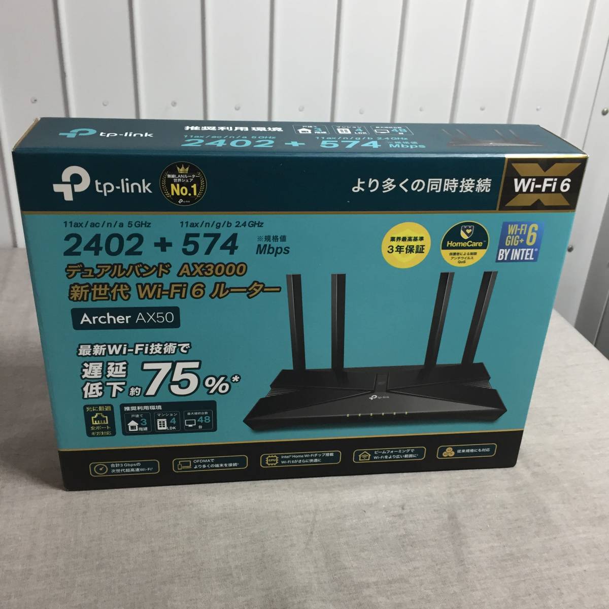 TP-Link WiFi 無線LAN ルーター Wi-Fi6 11AX AX3000 2402 + 574MbpsArcher AX50/A 