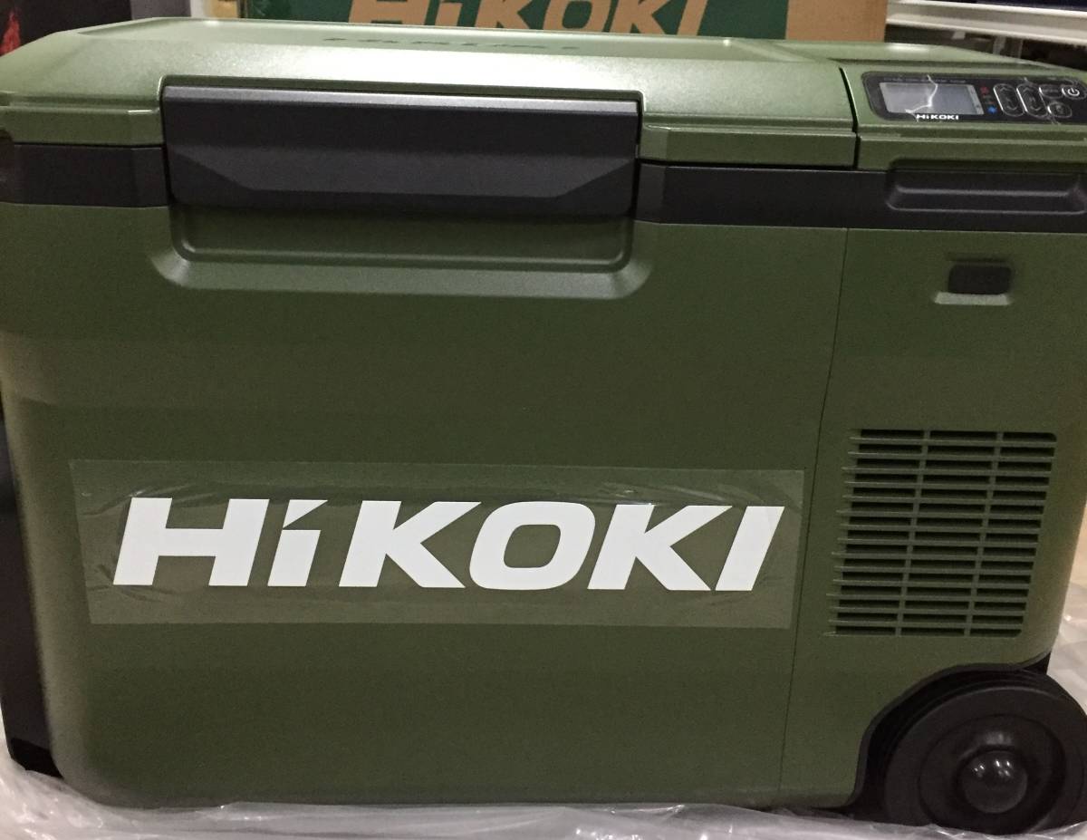 HiKOKI(ハイコーキ) 14.4/18V コードレス 冷温庫 ミニ 冷蔵庫 車載冷蔵庫 フォレストグリーン UL18DB(NMG) _画像2