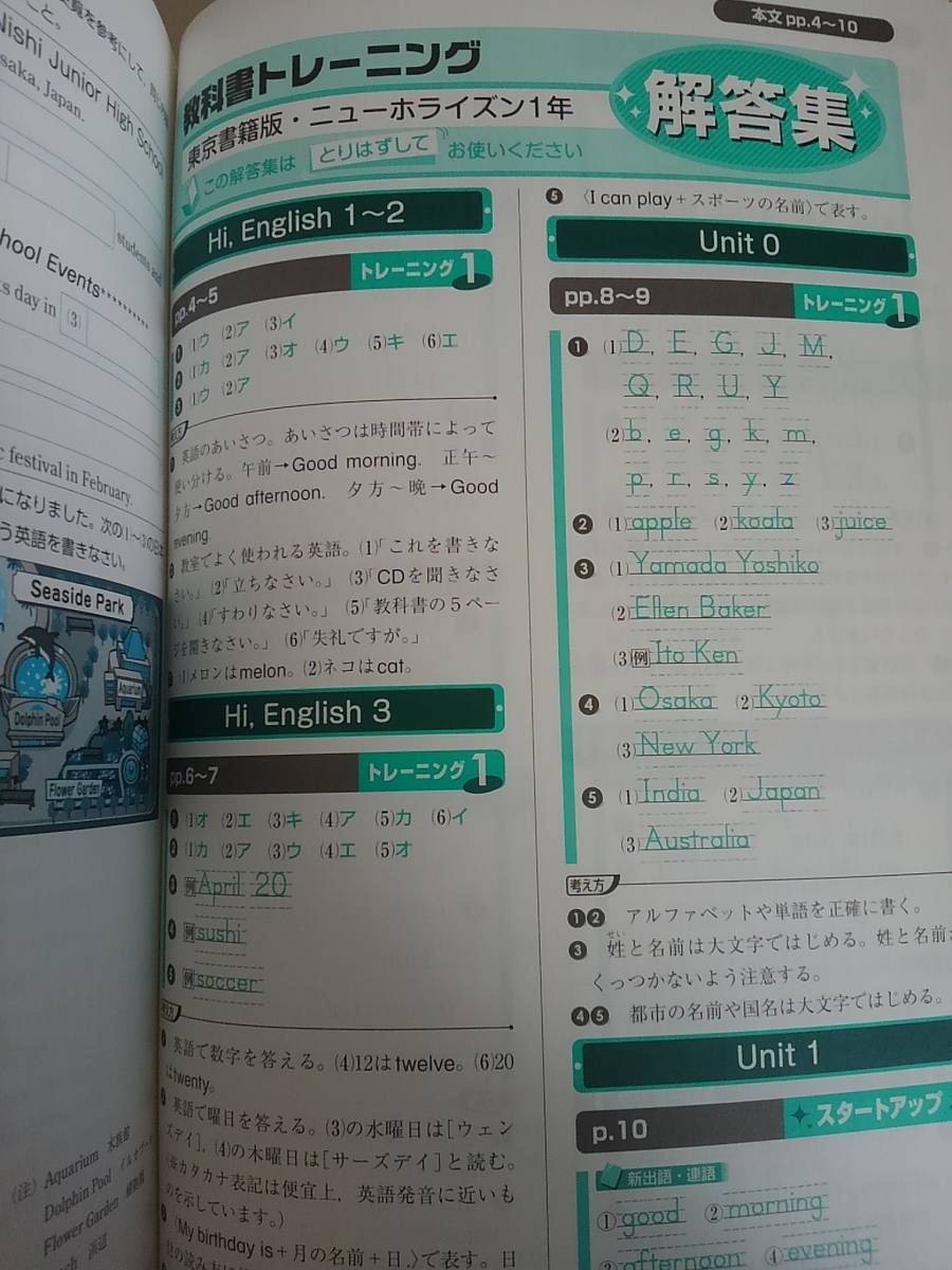 教科書トレーニング　英語　1年　東京書籍版　CD付属　スマホアプリ　【即決】_画像8