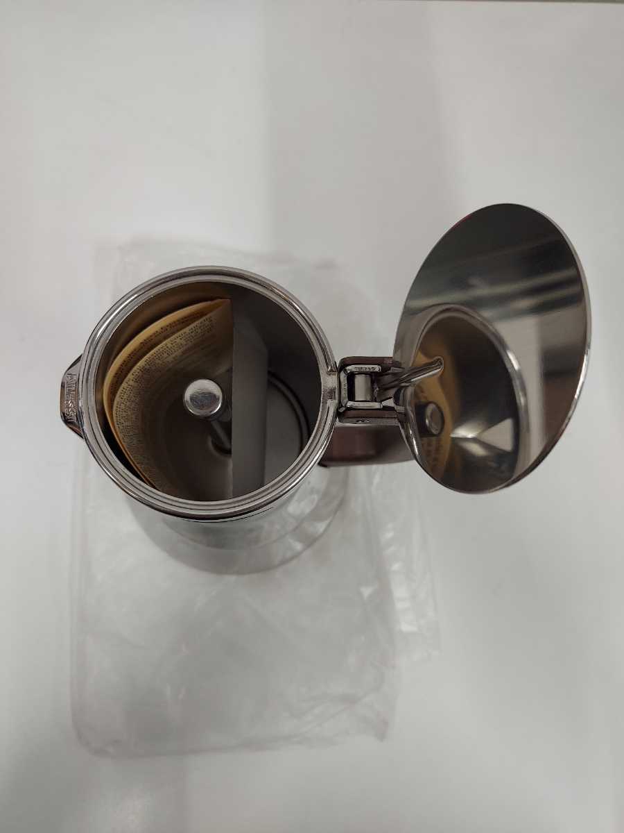 未使用品★ALESSI/アレッシィ★エスプレッソ コーヒーメーカー★タイプ9090-3★デミタスカップ3杯用(1500cc)★ガス/電熱器/アルコール 3