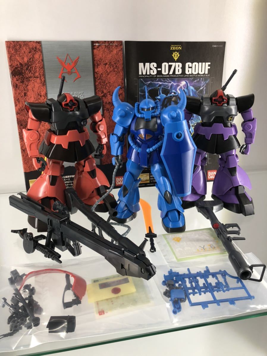 バンダイ 機動戦士ガンダム MG 100 ドム　グフ　セット