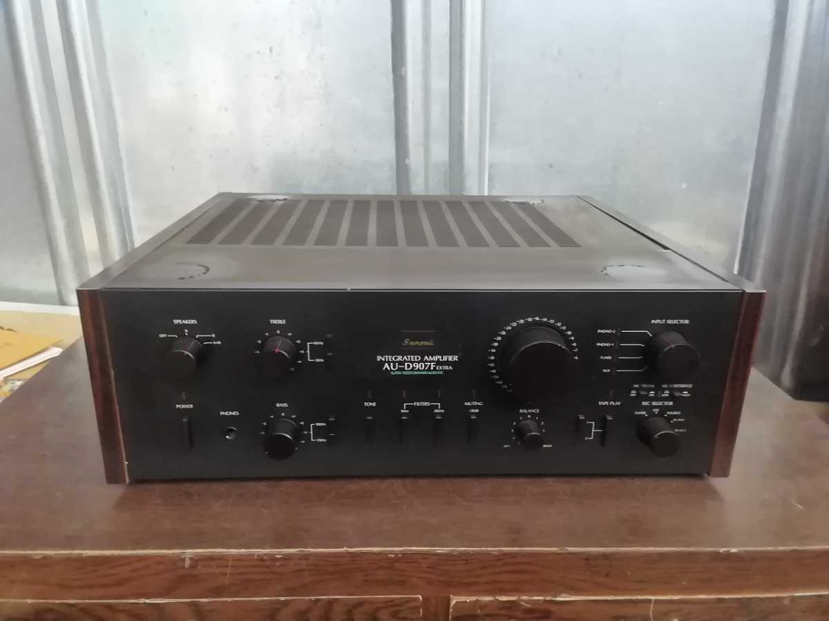 現状品 通電確認のみ Sansui サンスイ AU-D907F プリメインアンプ www