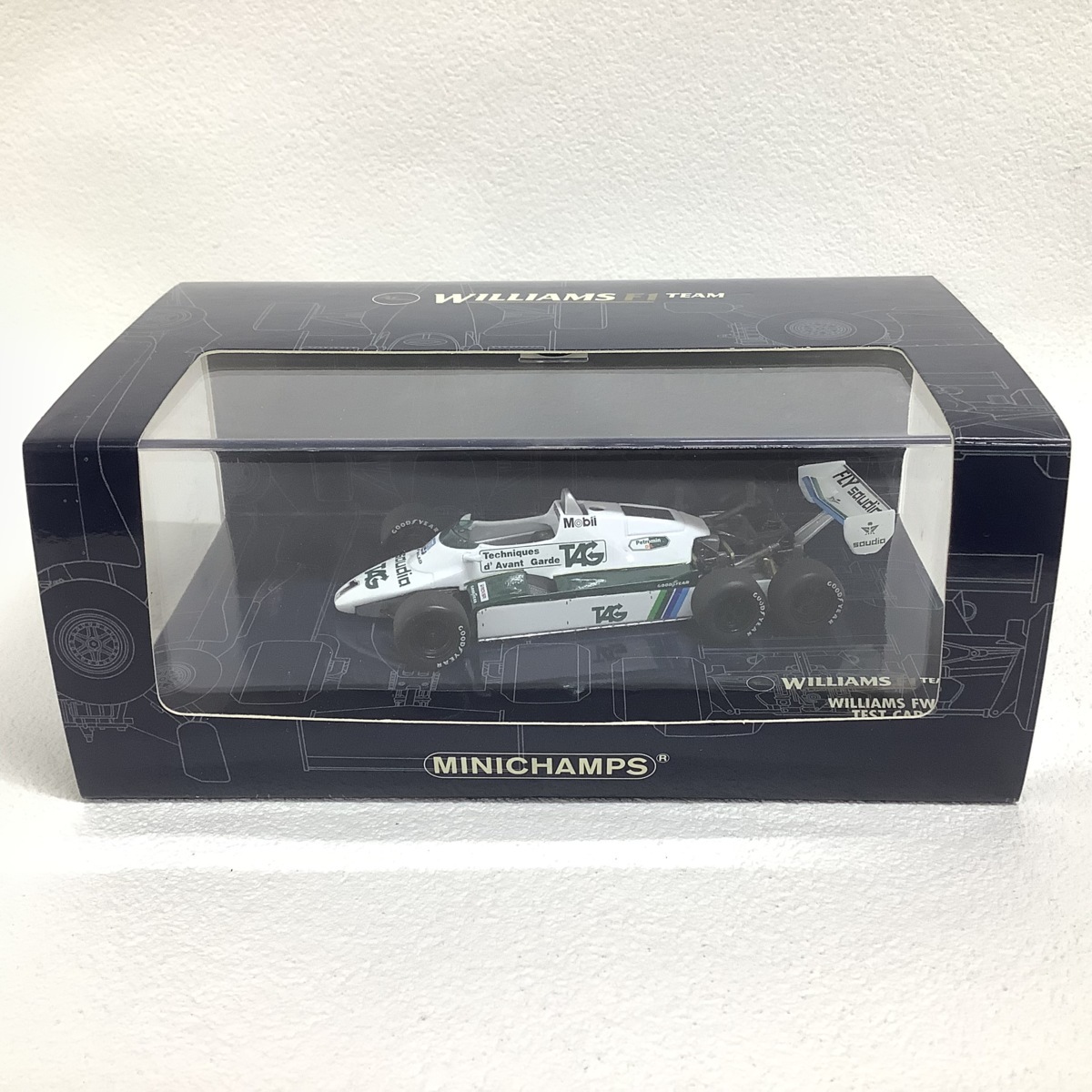 1/43 ミニチャンプス Williams ウィリアムズ FW08B Test Car 1982 6輪 テストカー MINICHAMPS ミニカー