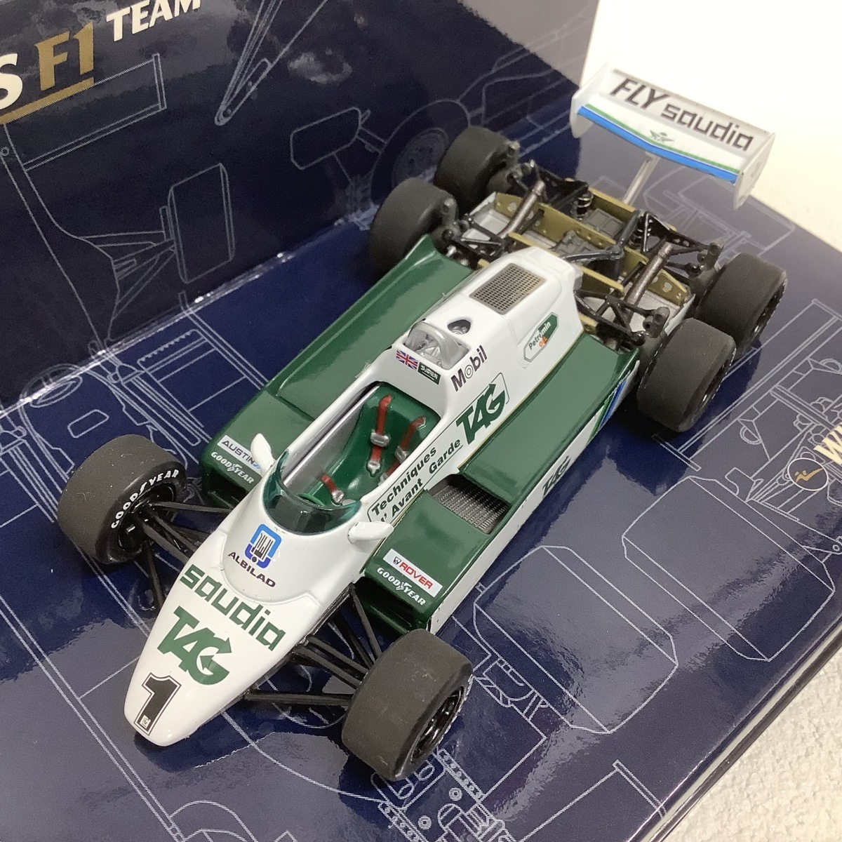 1/43 ミニチャンプス Williams ウィリアムズ FW08B Test Car 1982 6輪 テストカー MINICHAMPS ミニカー 3