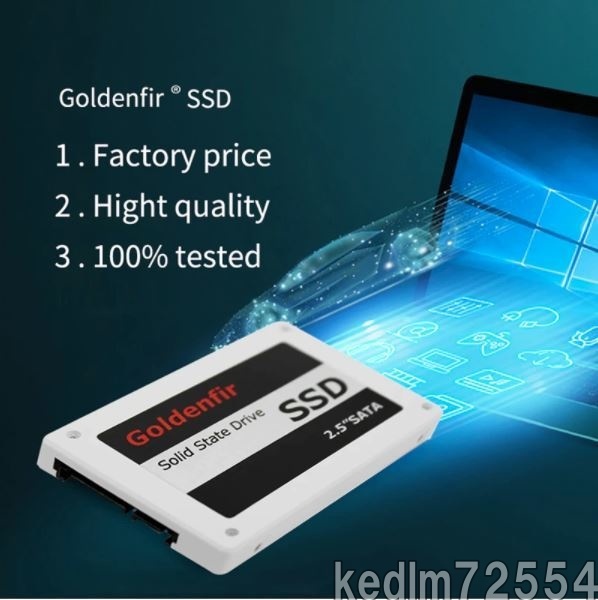 【特価】新品 SSD 240GB Goldenfir SATA3 / 6.0Gbps 未開封 ノートPC デスクトップPC 内蔵型 パソコン 2.5インチ 高速 NAND TLC_画像7