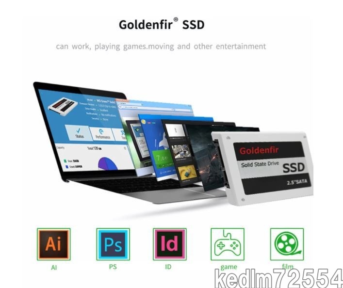 【特価】新品 SSD 240GB Goldenfir SATA3 / 6.0Gbps 未開封 ノートPC デスクトップPC 内蔵型 パソコン 2.5インチ 高速 NAND TLC_画像8