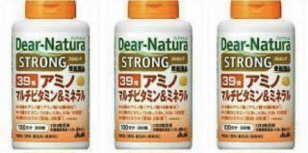 送料無料　3個 アサヒ ディアナチュラ ストロング３９ ストロング39 アミノマルチビタミン＆ミネラル １００日分サプリメント asahi 39種_画像1