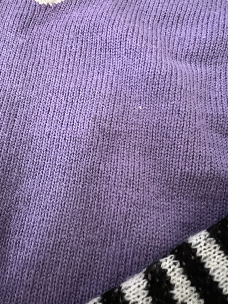 likalikaricca ricca.... девочка вязаный свитер tops фиолетовый 150cm ребенок одежда Kids девушки 
