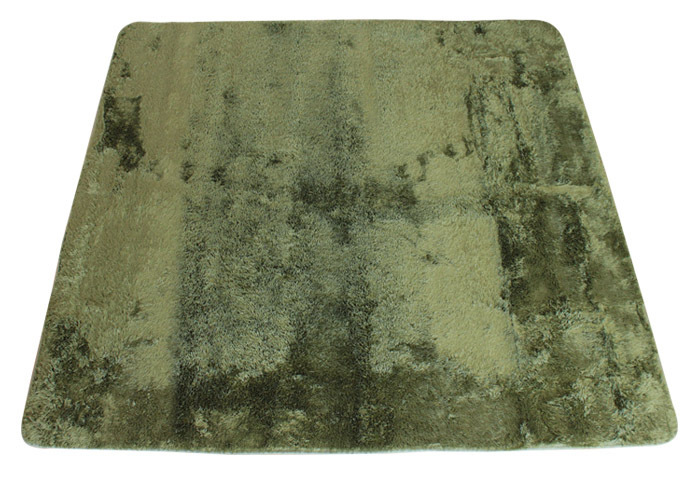 シャギー　ラグ　185×185cm　正方形　パレス　グリーン　　 カーペット じゅうたん 絨毯 ふわふわ ふかふか さらさら リビング_画像2