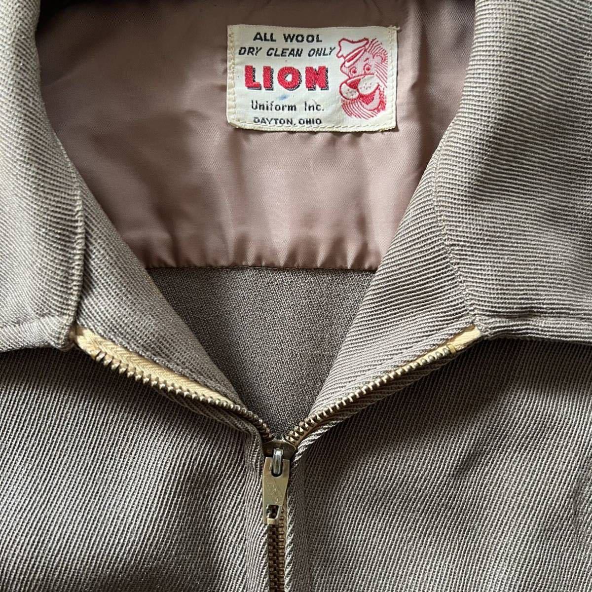 60's LION UNIFORM Inc. ウィップコード ワーク ジャケット ビンテージ 