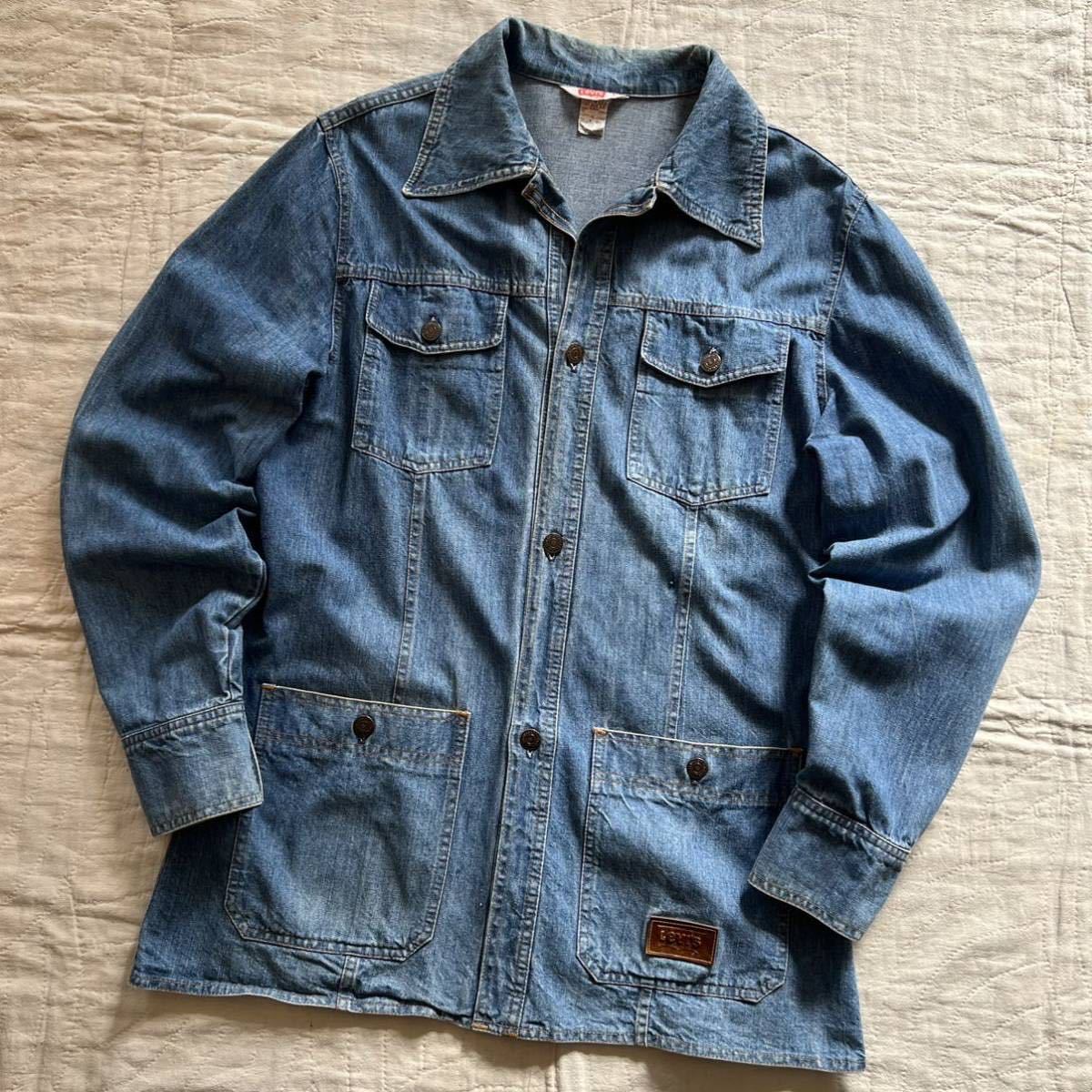 70s Levi's リーバイス デニムジャケット カバーオール - 通販